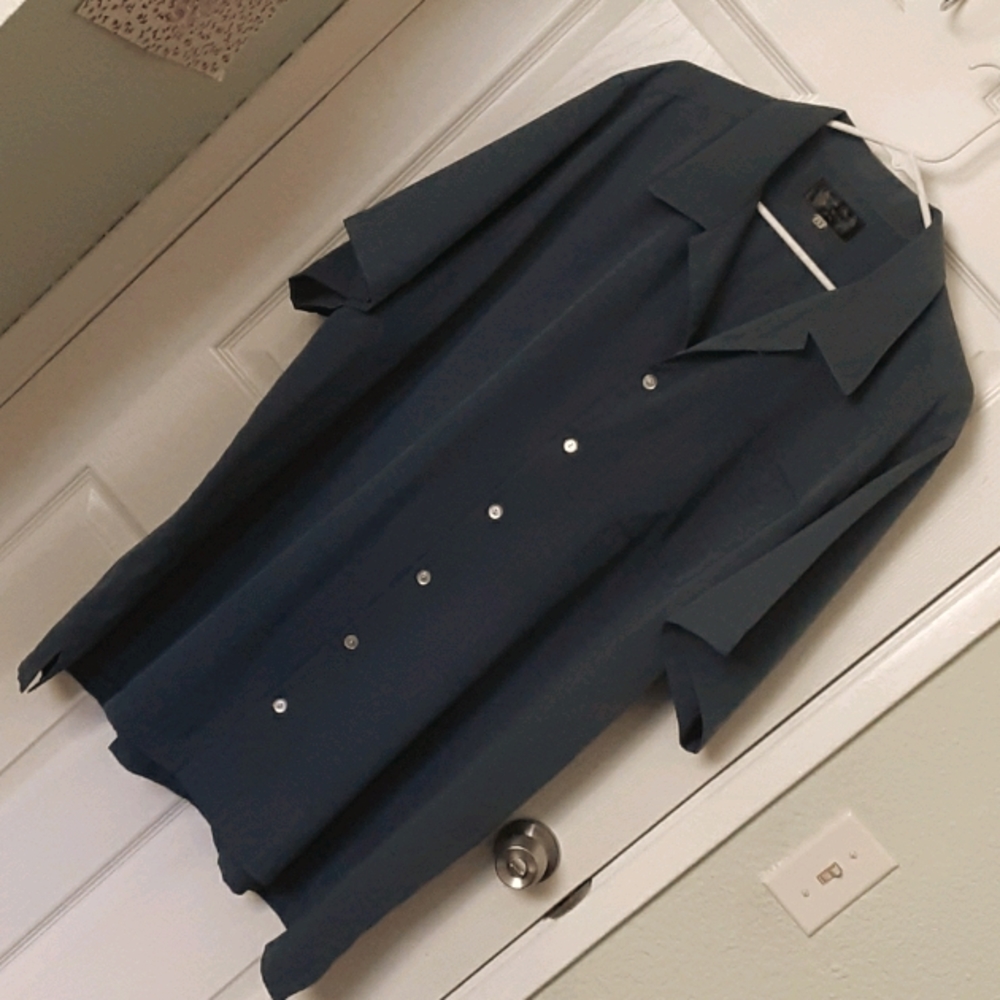 Fulton Street teal blue shirt 2XL